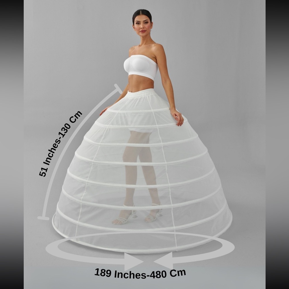 Wedding Dress Underskirt White Petticoat